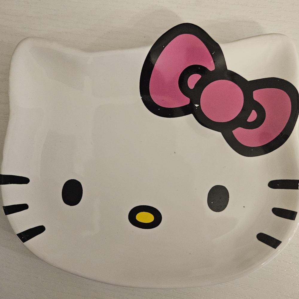 Hello Kitty White Ceramic Dish